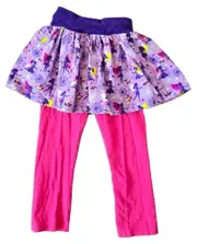 Vorschaubild 3 von Mädchen Hosenrock Leggings Fee Muster Lila Pink Gr. 92