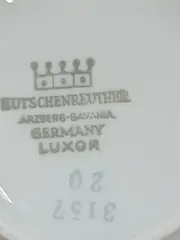 Vorschaubild 5 von Milchkännchen Luxor Porzellan Goldrand Arzberg Bavaria