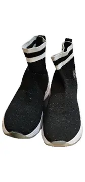 Vorschaubild 1 von Sneaker Damen Gr. 41 Schwarz Casual Low-Top Socken-Sneaker