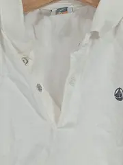 Vorschaubild 3 von Baby Poloshirt Kinder Gr. 81/80 Weiß Baumwolle Basic
