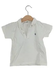 Vorschaubild 1 von Baby Poloshirt Kinder Gr. 81/80 Weiß Baumwolle Basic