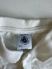Vorschaubild 4 von Baby Poloshirt Kinder Gr. 81/80 Weiß Baumwolle Basic