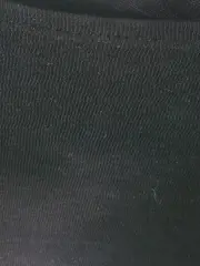 Vorschaubild 3 von Damen T-Shirt Schwarz Uni Kurzarm Gr. 40 L Baumwolle