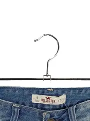 Vorschaubild 2 von Jeans Shorts Damen W27 Destroyed Look Blau Fransen L20