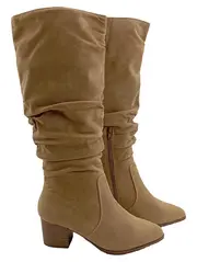 Vorschaubild 1 von Damen Stiefel Beige Gr. 41 Casual Herbst/Winter