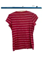 Vorschaubild 2 von Damen T-Shirt Gr. 38 gestreift Rot Kurzarm Casual