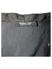 Vorschaubild 2 von Hemdbluse Damen XS/34 Grau Acetat Elegant V-Ausschnitt