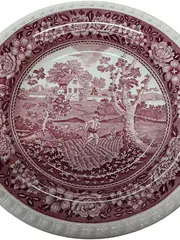 Vorschaubild 2 von Rusticana Wandteller Rot 23 cm Porzellan Landschaft