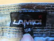 Vorschaubild 3 von Jeans Bootcut Capri Hose Kinder Mädchen Gr. 164 Hellblau Retro