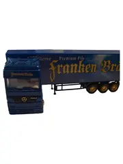Vorschaubild 1 von Actros LKW Modellauto Franken Bräu Blau Modellfahrzeug