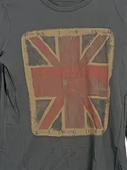 Vorschaubild 2 von Boys Langarmshirt Union Jack Gr. 11/12 Jahre 152 Grau Baumwolle