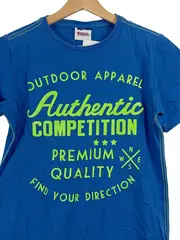 Vorschaubild 5 von T-Shirt Jungen Gr. 146/152 Blau Outdoor Apparel Baumwolle