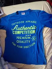 Vorschaubild 4 von T-Shirt Jungen Gr. 146/152 Blau Outdoor Apparel Baumwolle