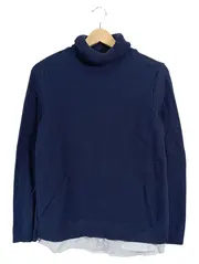 Vorschaubild 1 von Rollkragenpullover Damen Gr. S 36 Navy Blau Strick Klassisch