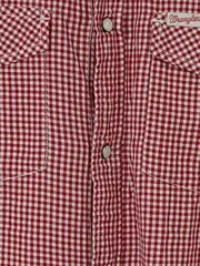 Vorschaubild 6 von Herren Freizeithemd Kariert Rot Gr. 50/L Slim Fit Baumwolle