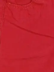 Vorschaubild 2 von Kinder Shorts Jungen Rot Uni Baumwolle Gr. 116 Casual