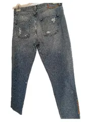 Vorschaubild 3 von Woman Premium Denim Destroyed Jeans Damen Gr. 34 Feder Stickerei Blau