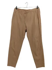Vorschaubild 1 von Collection Stoffhose Damen Gr. 42 Beige Casual Kordelzug