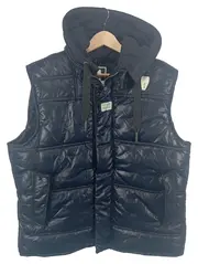 Vorschaubild 1 von Herren Steppweste mit Kapuze Blau Gr. XL Urban Freizeit