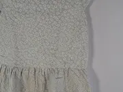 Vorschaubild 2 von Mädchen Kleid Blumenmuster Rüschen Grün Gr. 92 Freizeitkleid