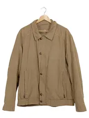 Vorschaubild 1 von Herren Leichte Jacke Gr. 54 XXL Beige Klassisch Casual