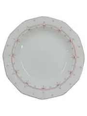 Vorschaubild 1 von Kuchenteller Weiß Porzellan 20 cm Klassisch Florales Muster