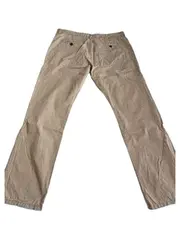 Vorschaubild 3 von Herren Chino Stoffhose Beige Baumwolle Gr. W32/L33