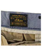 Vorschaubild 2 von Herren Chino Stoffhose Beige Baumwolle Gr. W32/L33