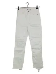 Vorschaubild 1 von Damen Jeans Straight Leg Weiß Gr. 36 W28 Baumwolle