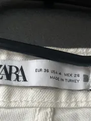 Vorschaubild 6 von Damen Jeans Straight Leg Weiß Gr. 36 W28 Baumwolle