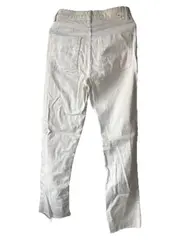 Vorschaubild 2 von Damen Jeans Straight Leg Weiß Gr. 36 W28 Baumwolle