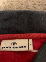 Vorschaubild 3 von Poloshirt Kinder Gr. 140 Rot Gestreift Kurzarm Nummer 2