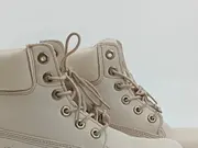 Vorschaubild 6 von 6-Inch Premium Stiefel Damen Beige Leder Gr. 37 Schnürung Freizeit