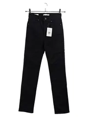 Vorschaubild 1 von Premium Damen Slim Fit Jeans Schwarz Größe W26 High Waist NEU