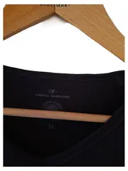 Vorschaubild 2 von Langarmshirt Damen Gr. M Lila Basic V-Ausschnitt Longsleeve