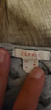 Vorschaubild 3 von Damen T-Shirt Gr. S Grau Katzenmuster Kurzarm Casual