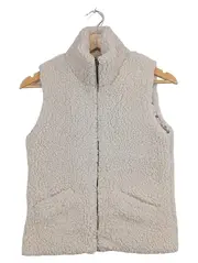 Vorschaubild 1 von Teddyfleece Weste Kinder Mädchen Gr. 146/152 Beige Sherpa