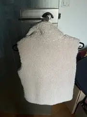 Vorschaubild 2 von Teddyfleece Weste Kinder Mädchen Gr. 146/152 Beige Sherpa