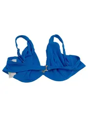 Vorschaubild 3 von Bikini Oberteil Damen Blau Gr. 44 XXL Rippstrick