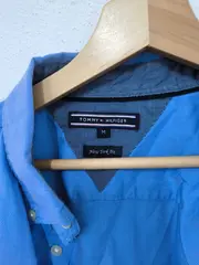 Vorschaubild 3 von Hemd Herren M Blau Button-Down Langarm New York Fit