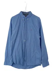 Vorschaubild 1 von Hemd Herren M Blau Button-Down Langarm New York Fit