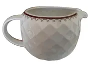 Vorschaubild 1 von Thomas Germany Milchkännchen Porzellan Weiß Rautenmuster Braun Dekor