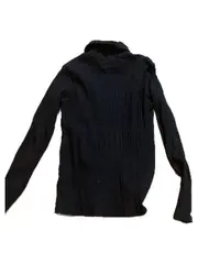 Vorschaubild 5 von Rollkragenpullover Mädchen Gr. 164 Schwarz Rippstrick Baumwolle