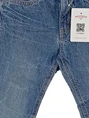 Vorschaubild 2 von Kinder Destroyed Jeans Gr. 134 Blau 100% Baumwolle L20