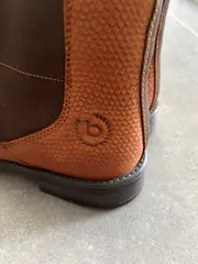 Vorschaubild 3 von Damen Chelsea Boots Stiefeletten Leder Braun Gr. 37