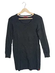 Vorschaubild 1 von EDC Damen Langarmshirt Gr. 34/XS Grau Casual Viskose