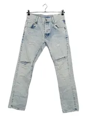 Vorschaubild 2 von GS01 Destroyed Jeans Herren W32 Blau Regular Fit