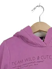 Vorschaubild 3 von Mädchen Kapuzenpullover Schmetterling Pailletten Gr. 128/134 Rosa