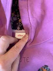 Vorschaubild 5 von Mädchen Kapuzenpullover Schmetterling Pailletten Gr. 128/134 Rosa