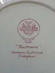 Vorschaubild 5 von Rusticana Wandteller Rot Porzellan Landschaft 17 cm
